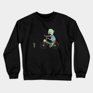 zombie bicycle Crewneck Sweatshirt